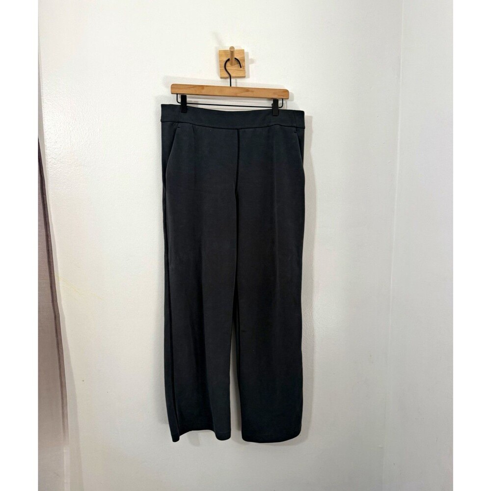 Lululemon Womens Gray Pull On Lounge Pants XL Pockets Stretch Yoga Athleisure